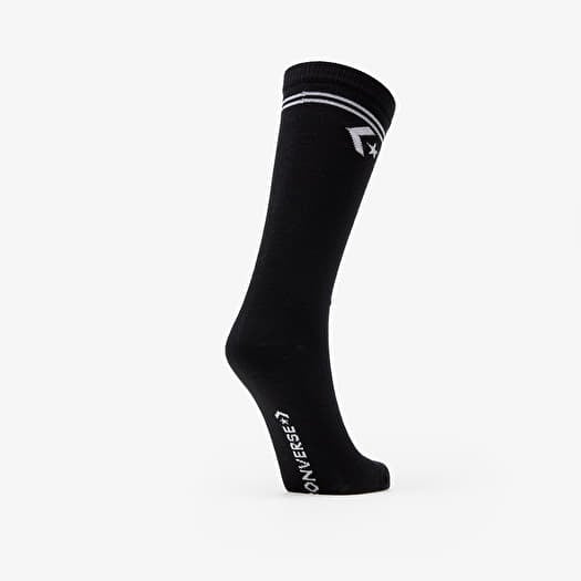 Black converse socks discount