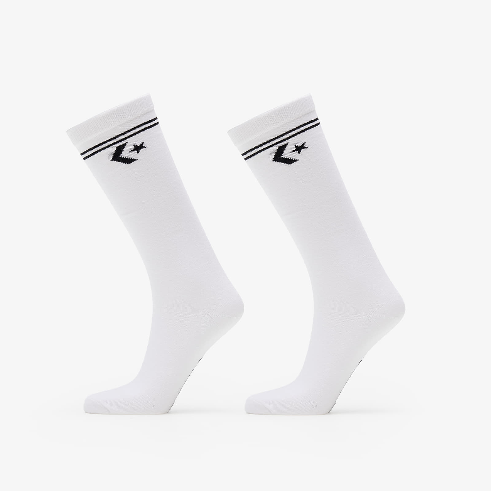 Sokken Converse Flat Knit Crew Socks 2-Pack White
