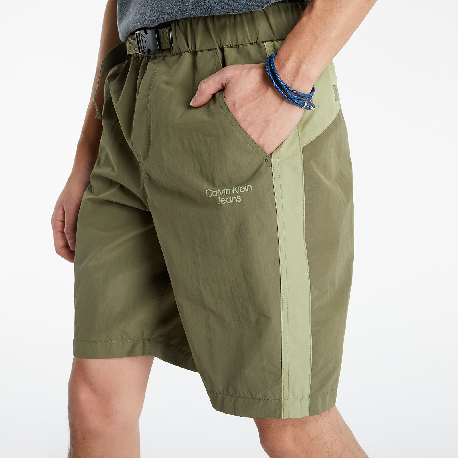 Shorts Calvin Klein Jeans Sustainable Blocking Shorts Burnt Olive