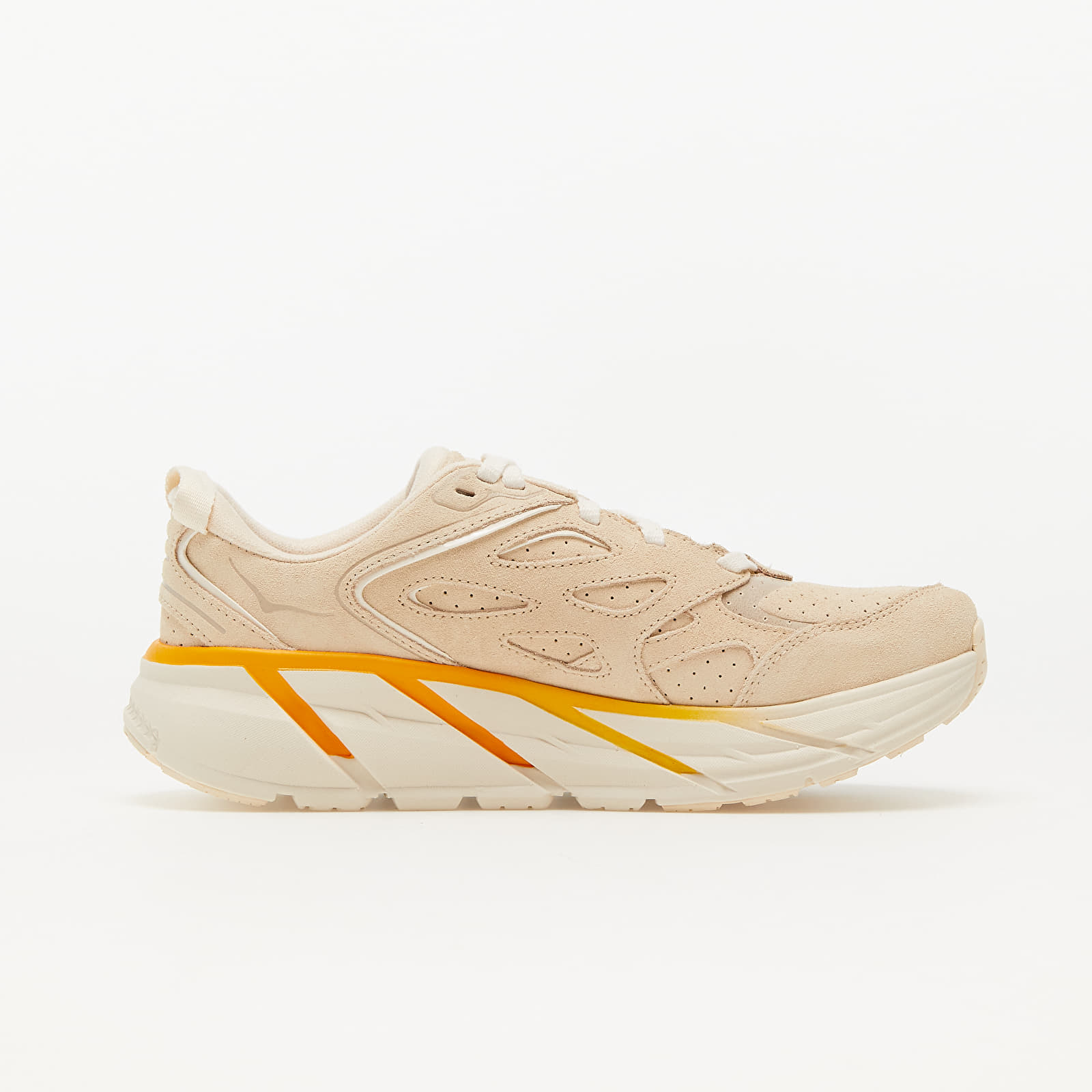 Scarpe uomo Hoka One One® W Clifton L Suede Short Bread/ Radiant Yellow