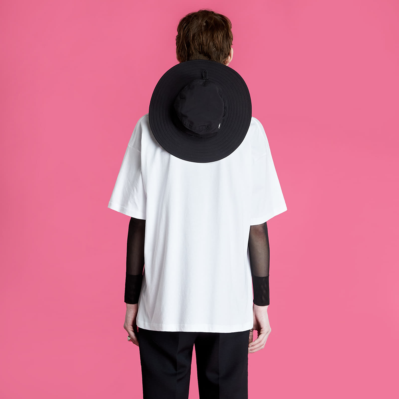 T-shirts RAF SIMONS Big Fit T-Shirt With Student Drawing Print White