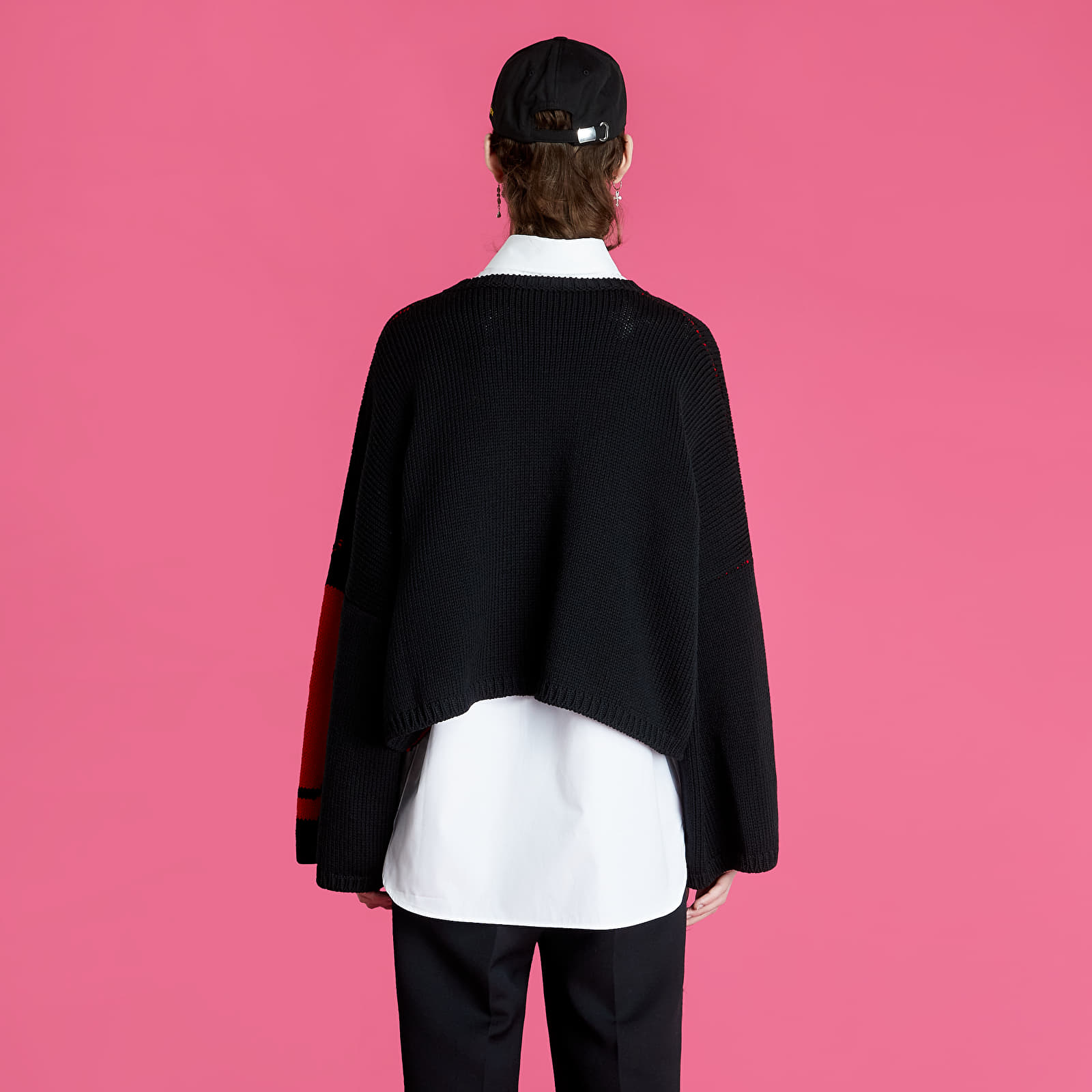 Пуловери RAF SIMONS Rs Knit Sweater With Smiley Black