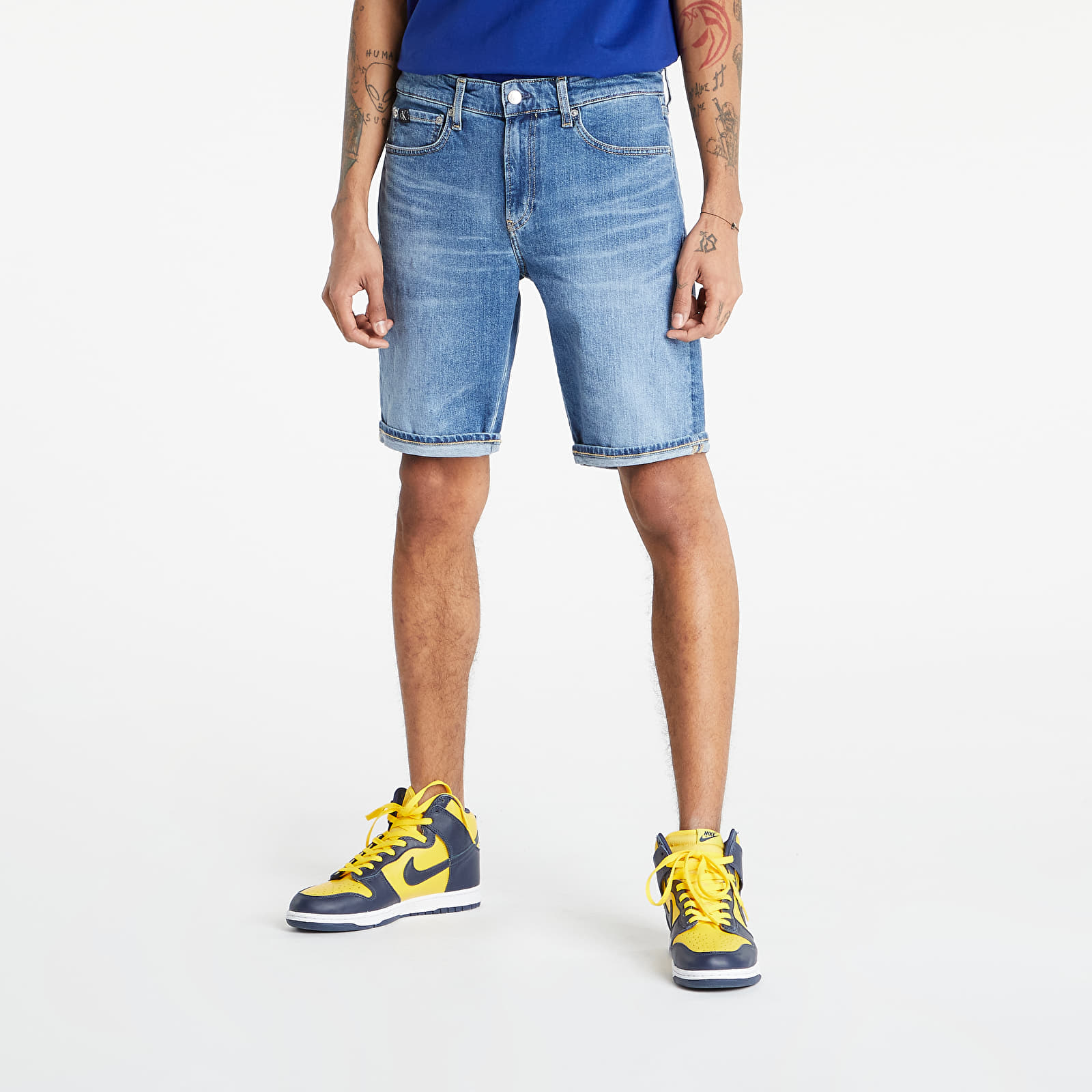 Shorts Calvin Klein Jeans Regular Shorts Denim Dark Footshop
