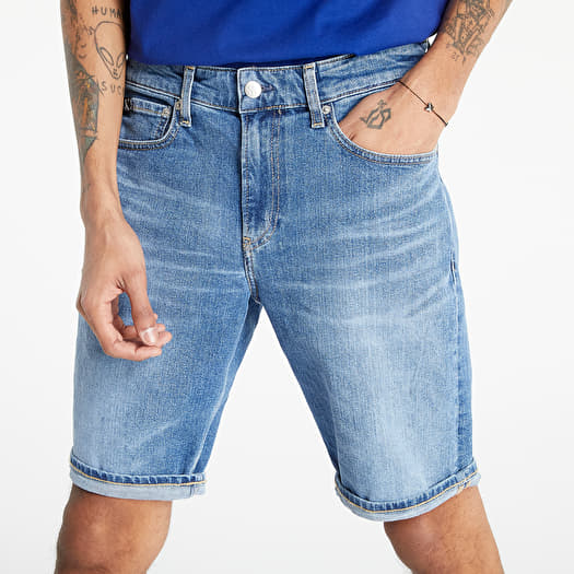 Calvin klein denim shorts mens best sale