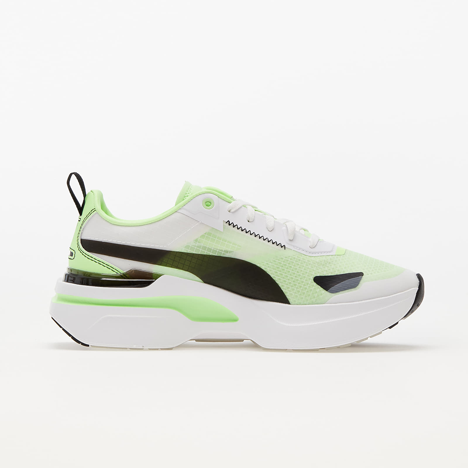 Skor för kvinnor Puma Kosmo Rider Wns Puma White-Fizzy Lime