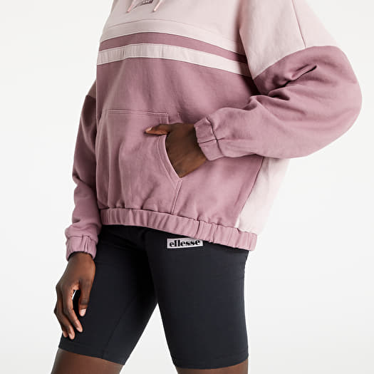 Ellesse pink cropped hoodie top