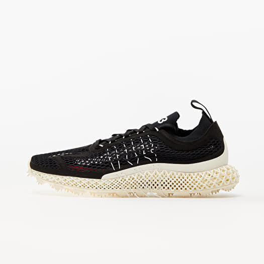 Men s shoes Y 3 Runner 4D Halo Black Core White Red Footshop