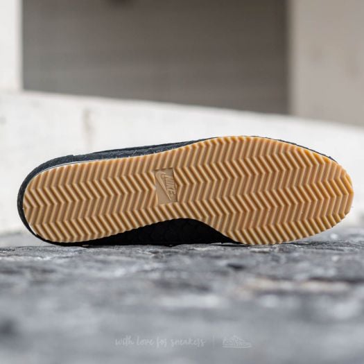 Men s shoes Nike Classic Cortez Leather Premium Black Black Gum Light Brown Sail Footshop