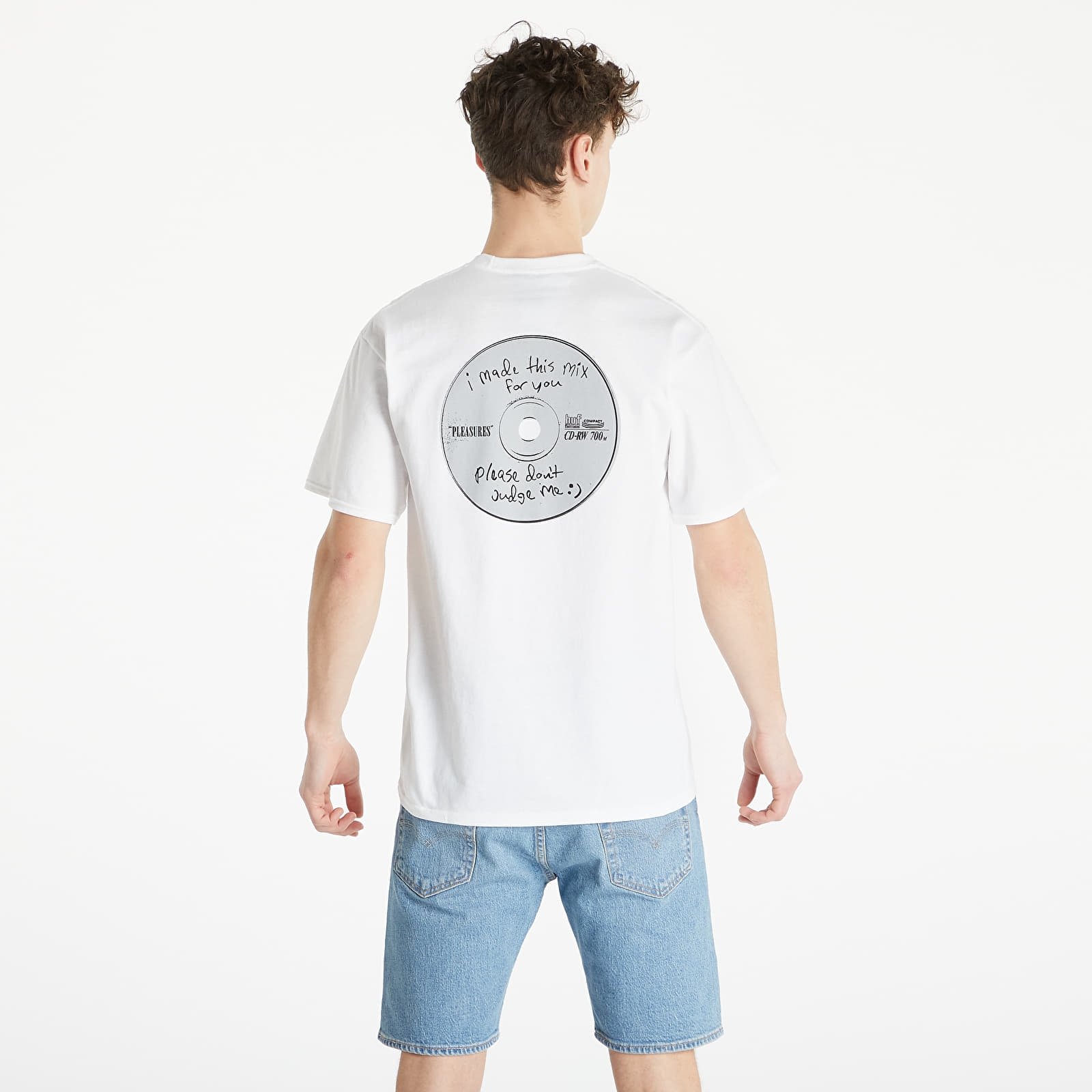 Trička HUF x Pleasures Head Unit T-Shirt White