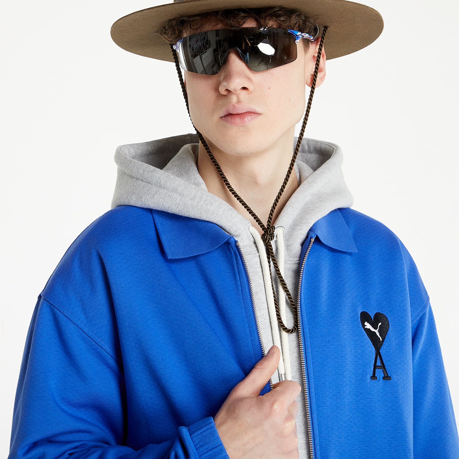 Hoodies and sweatshirts Puma x AMI Track Top Dazzling Blue