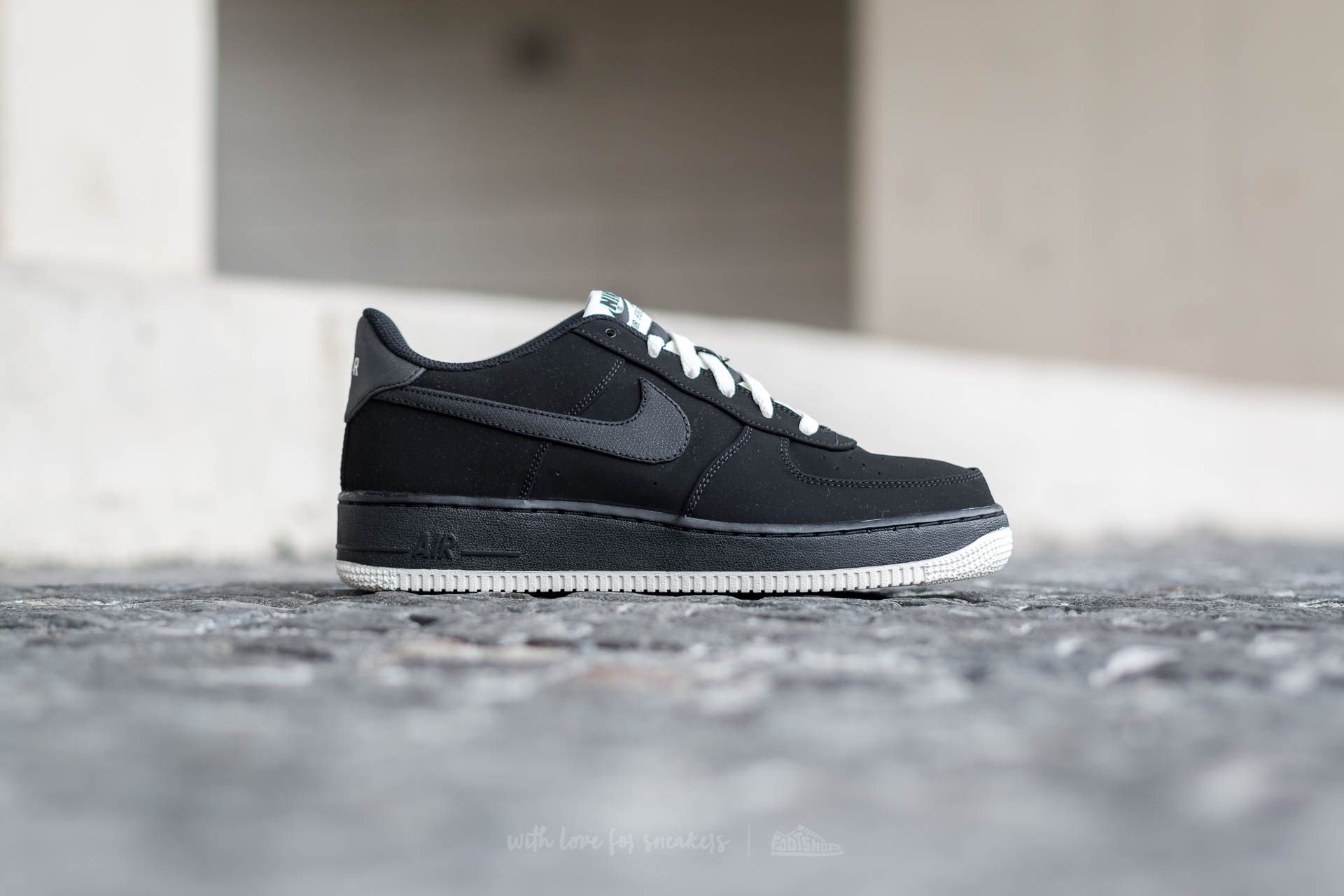 Zapatillas mujer Nike Air Force 1 (GS) Black/ Black-Sail