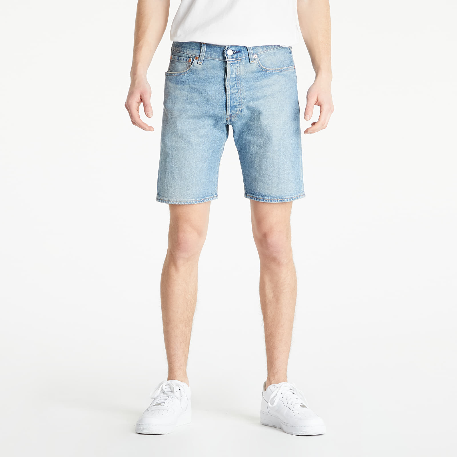Pantalones cortos Levi's® 501 Hemmed Short Mountain Life Light Indigo Worn In
