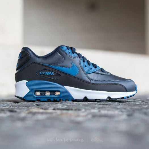 Nike air max 90 1 white dark obsidian best sale