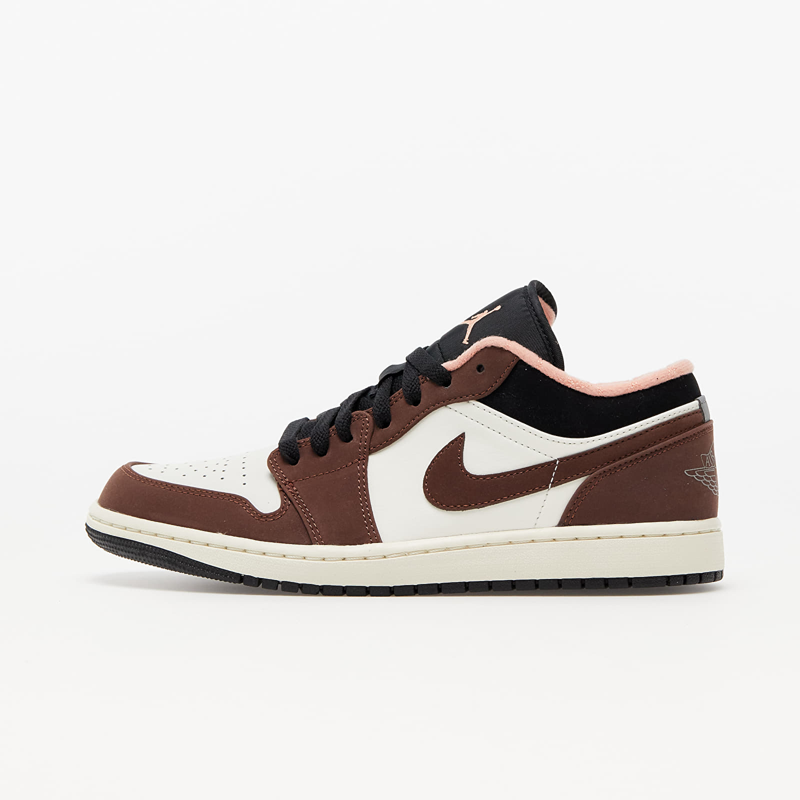 Men's shoes Air Jordan 1 Low SE Lt Chocolate/ Crimson Bliss-Black-Sail