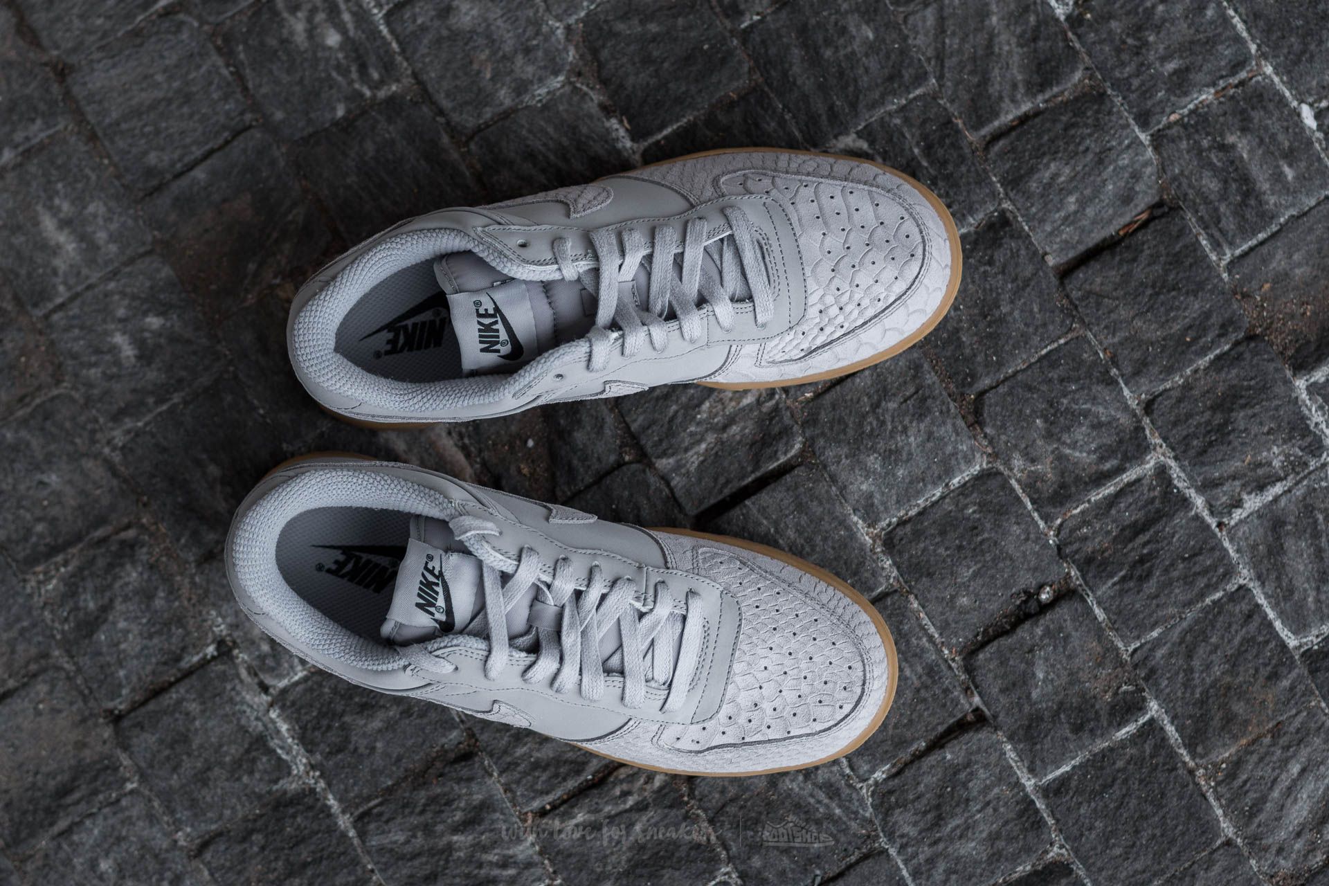 Herren Sneaker und Schuhe Nike Big Nike Low Lux Wolf Grey/ Wolf Grey-Gum Light