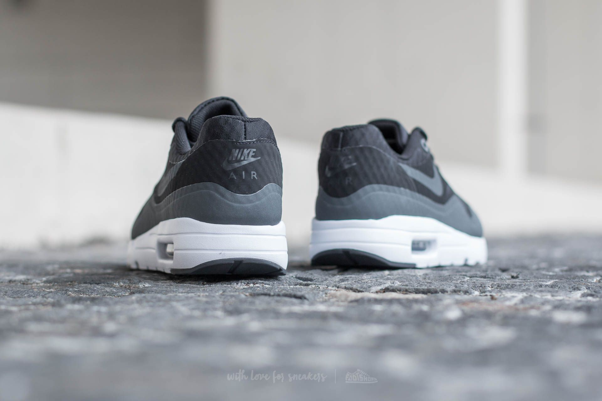 Men s shoes Nike Air Max 1 Ultra Essential Black Anthracite White Footshop