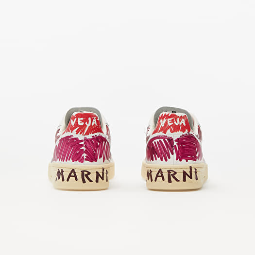 Chaussures et baskets femme Veja x Marni V-10 Leather Marsala Chaussures et baskets femme Veja x Marni V-10 Leather Marsala