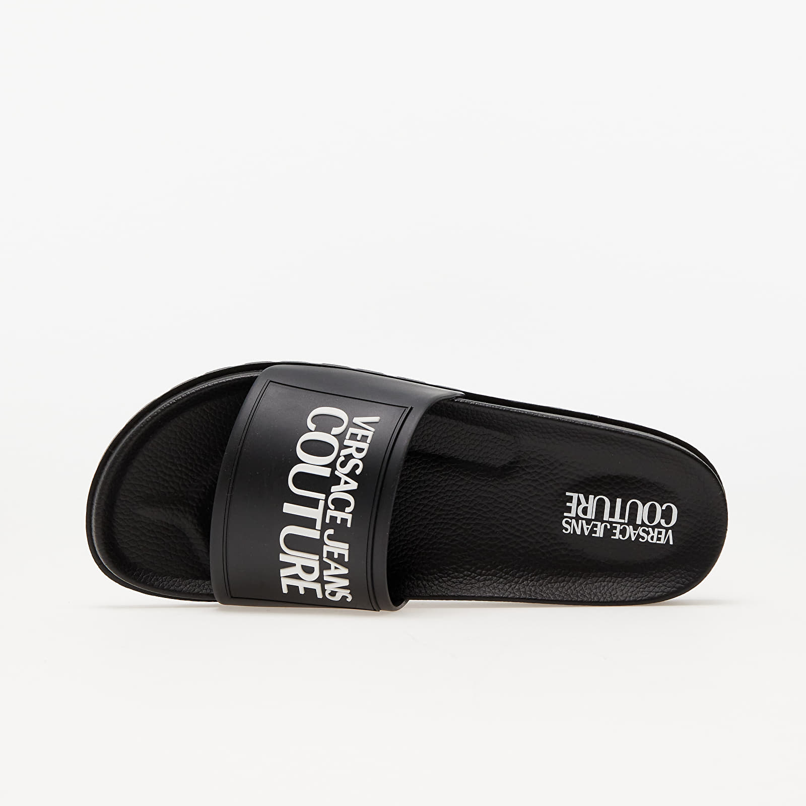 Férfi cipők Versace Jeans Couture Fondo Slide Black/ White
