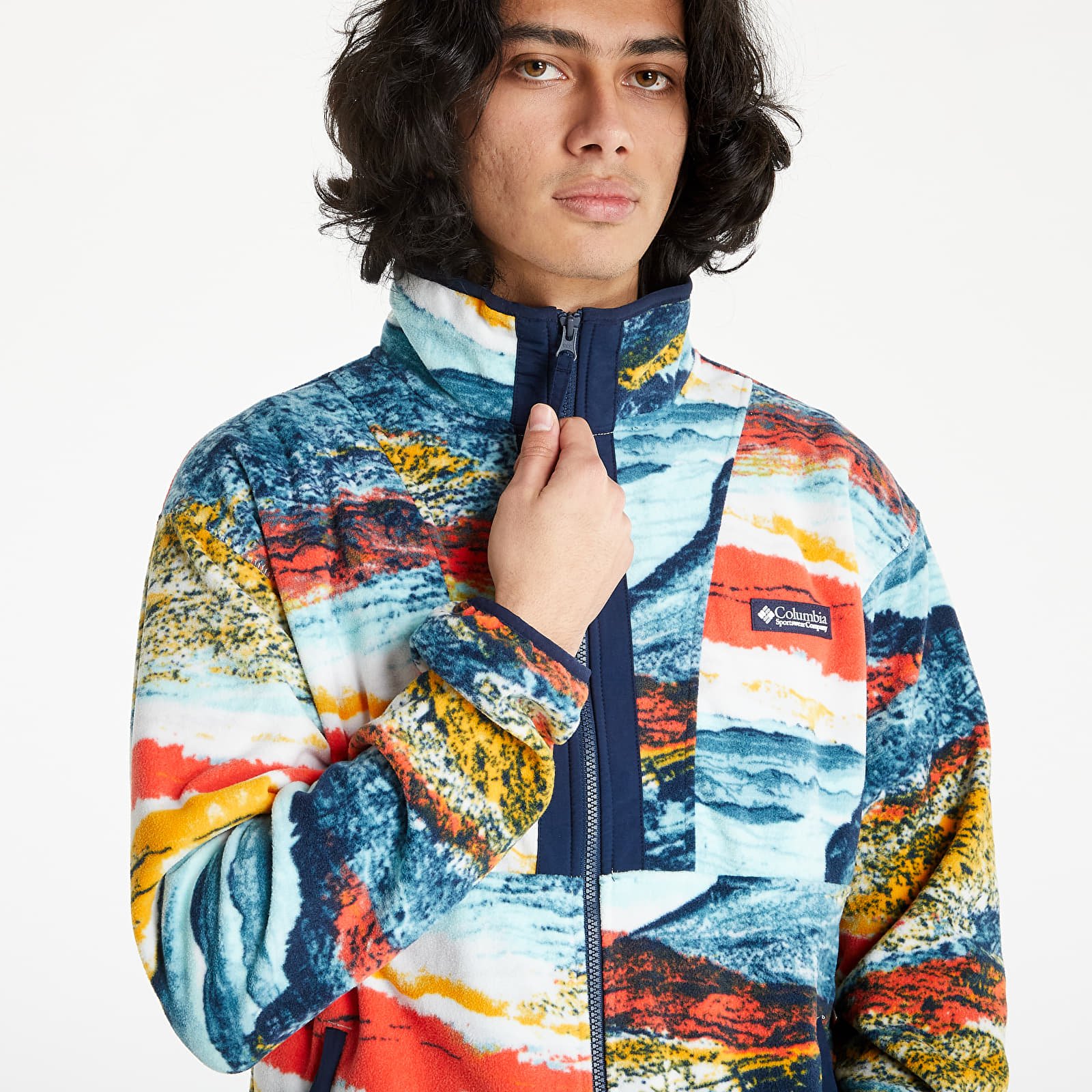 Mikiny Columbia Back Bowl™ Fleece Lightweight Icy Morn Hyper