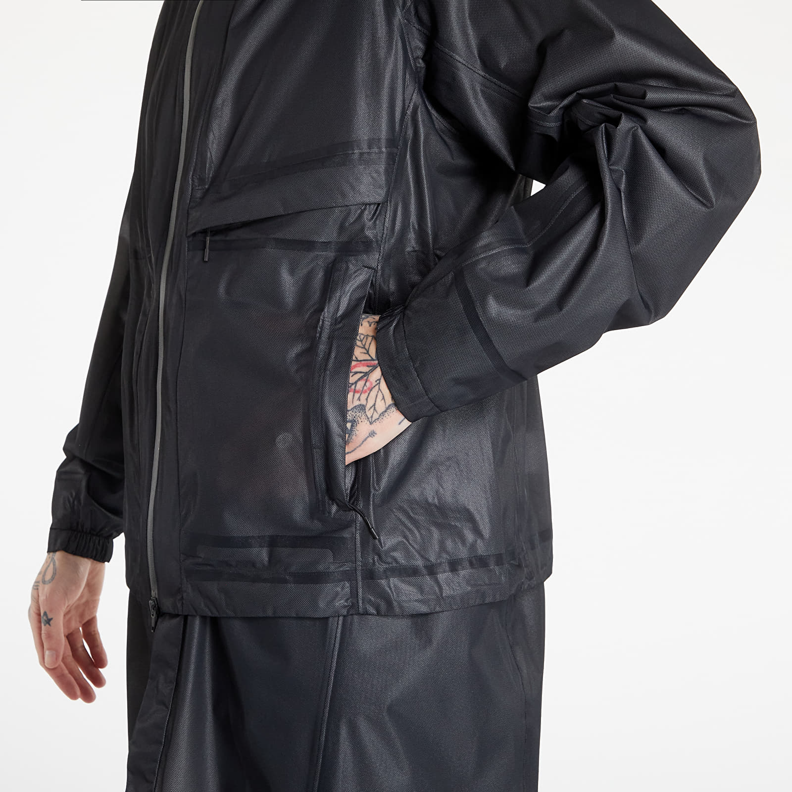 Kurtki Y-3 M Classic Sheer Nylon Parka Black