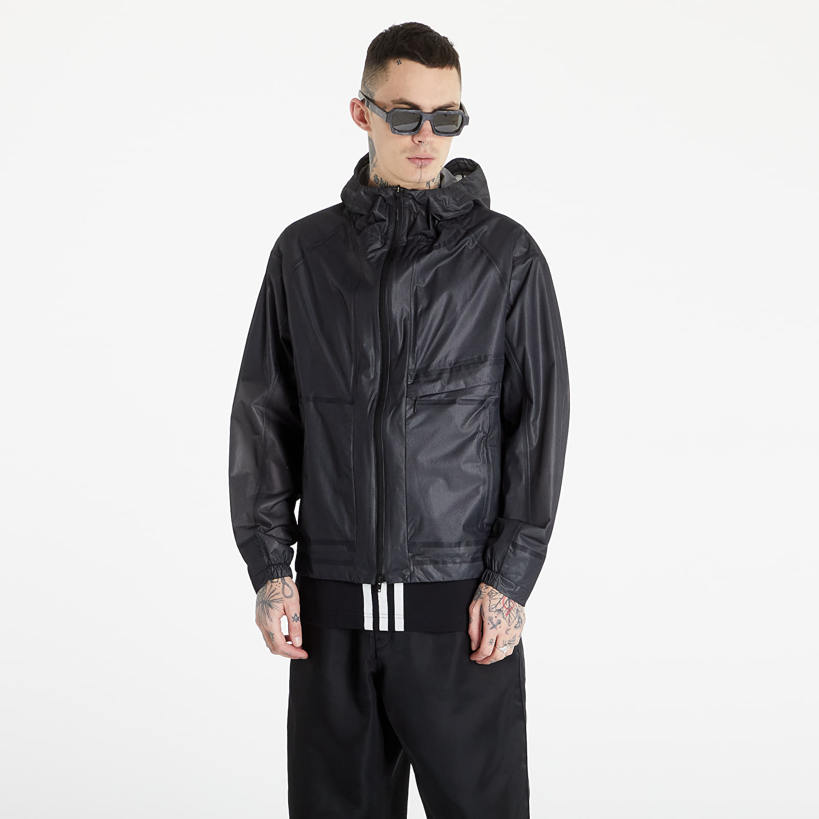 Kurtki Y-3 M Classic Sheer Nylon Parka Black