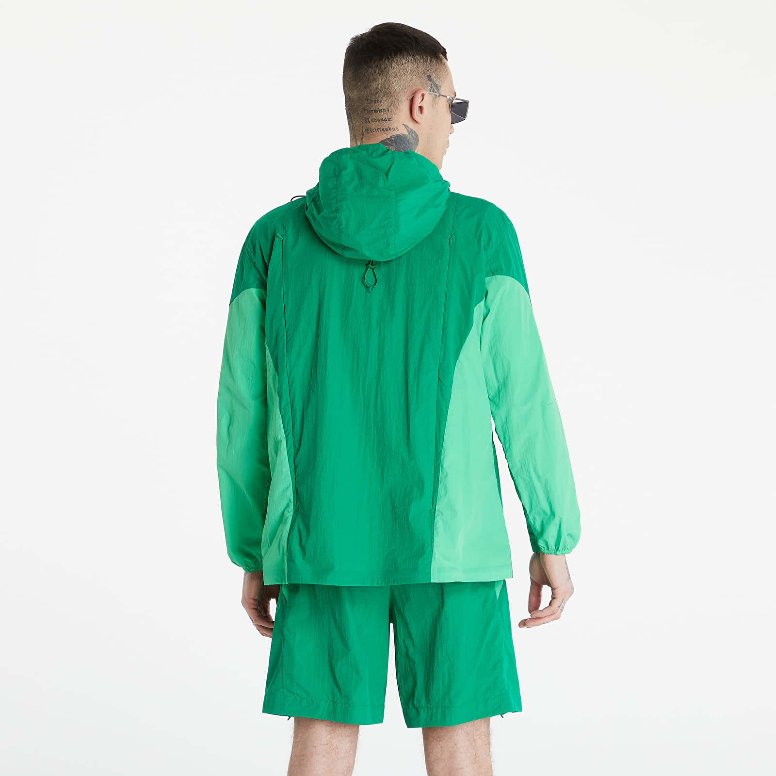 Jackets Y-3 M Cl Light Shell Run Winbreaker Green/ Semi Flash Lime