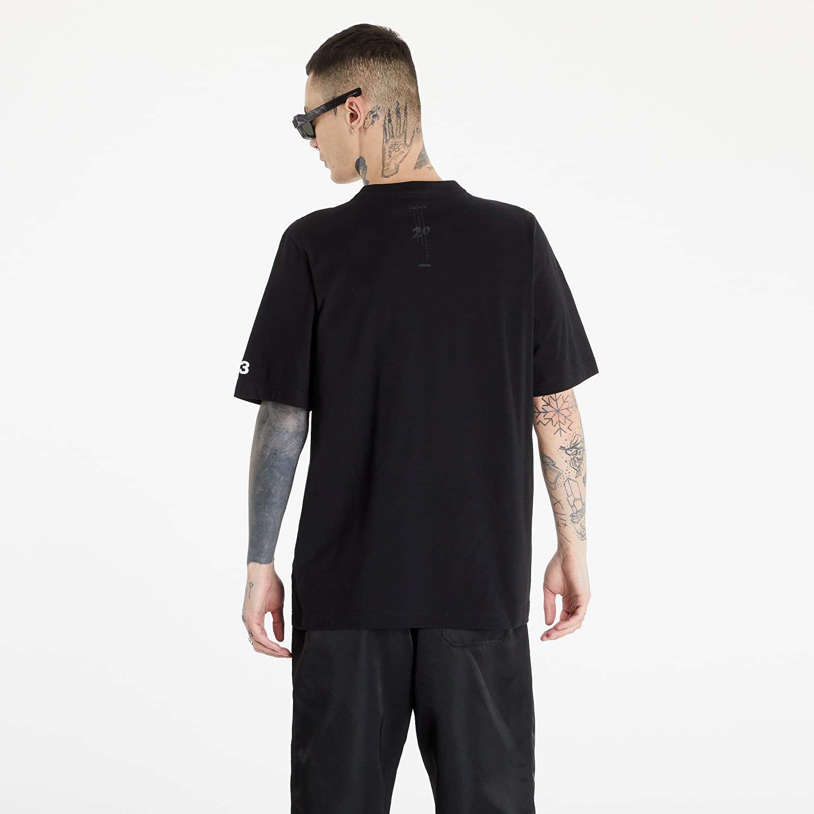 T-shirts Y-3 M Ch1 Short Sleeve Cf Stripes Tee Black | Footshop