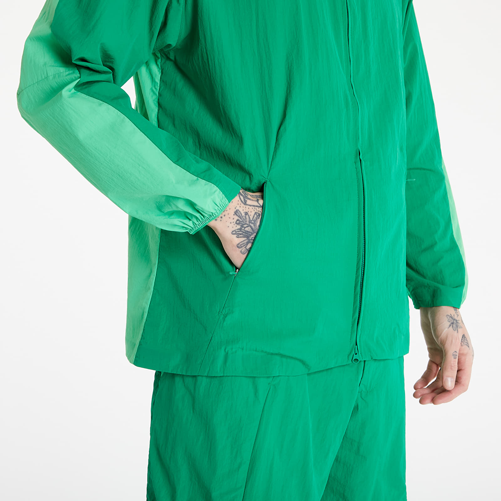 Jackets Y-3 M Cl Light Shell Run Winbreaker Green/ Semi Flash Lime