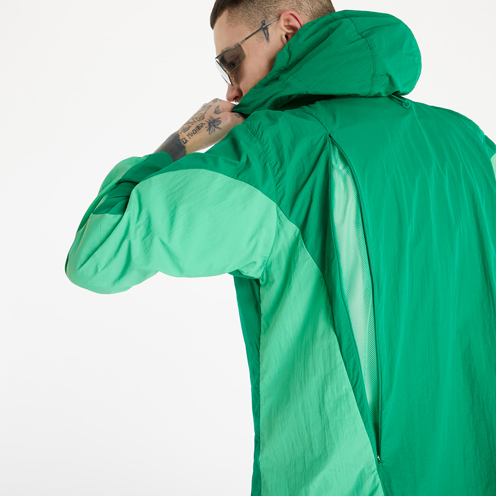 Jackets Y-3 M Cl Light Shell Run Winbreaker Green/ Semi Flash Lime