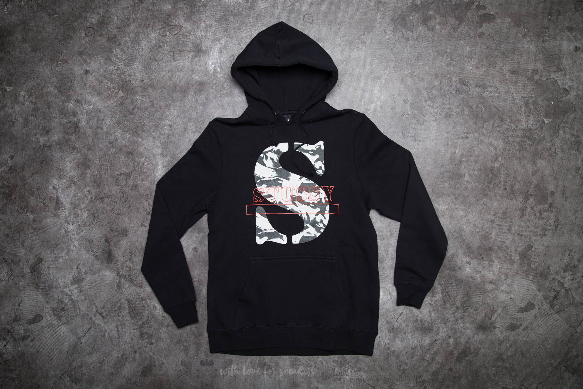 Hoodies and sweatshirts St ssy Camo S Hood Black Footshop