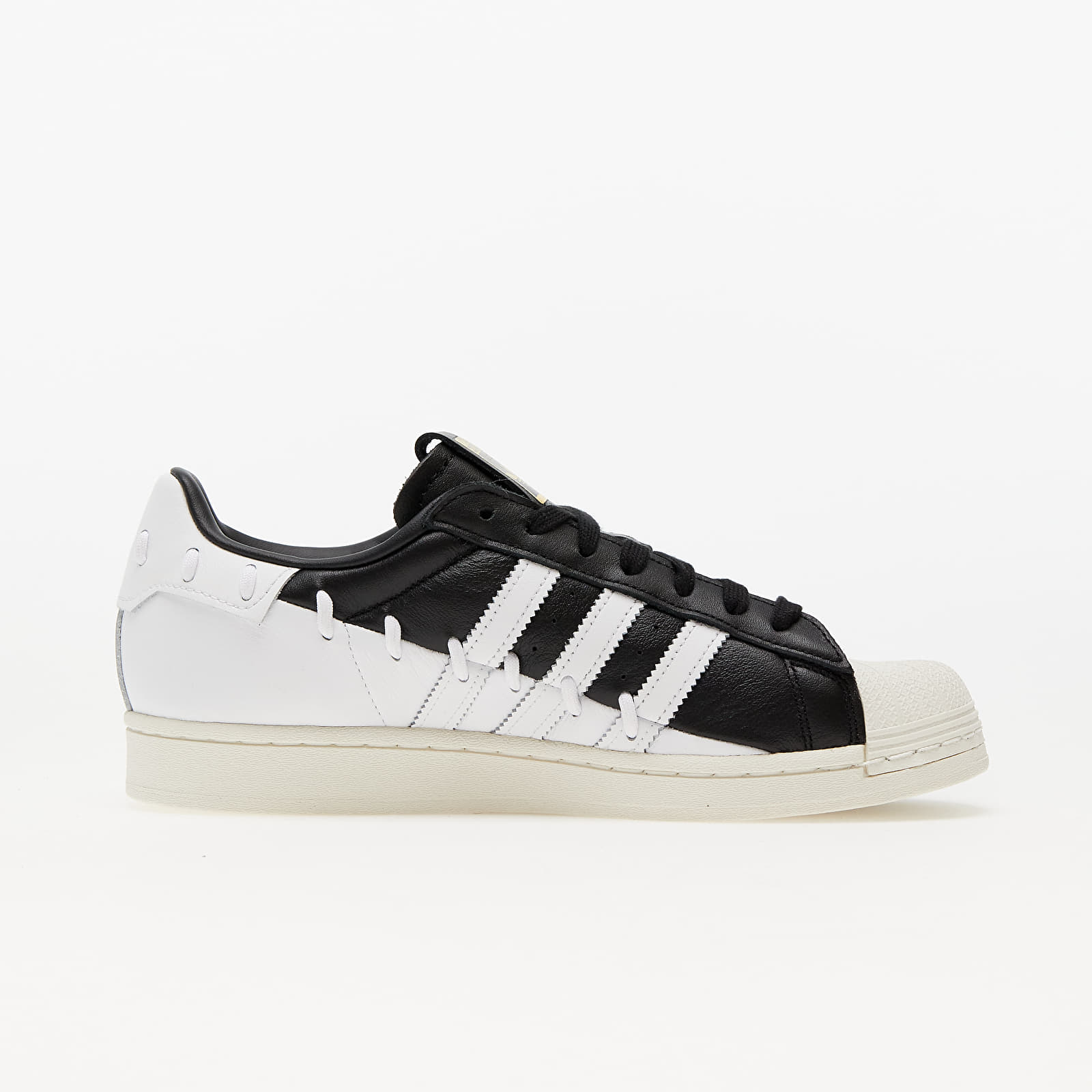 Adidas superstar core black off white online