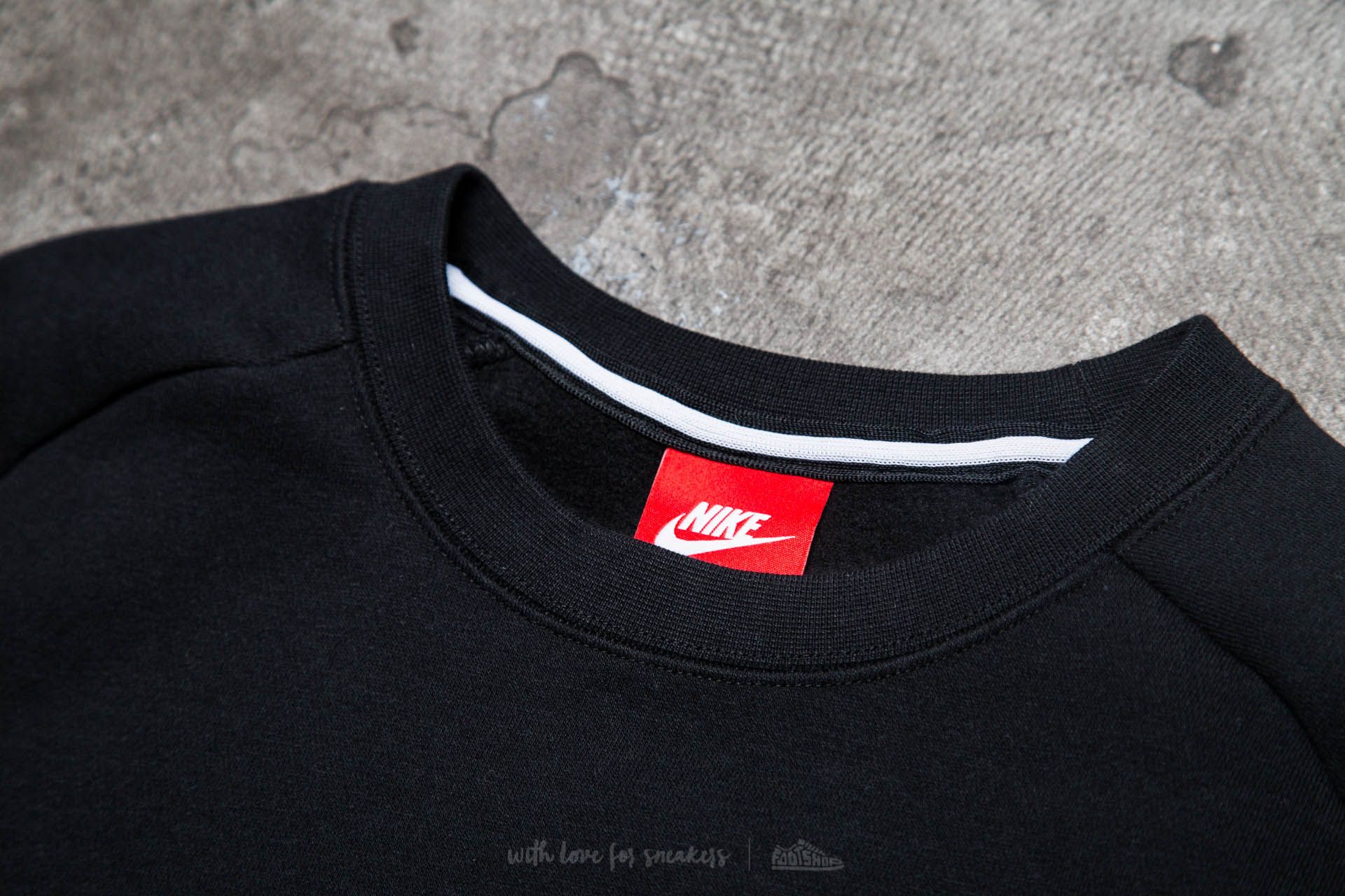 Φούτερ Nike Fleece Air Totem Crewneck Black