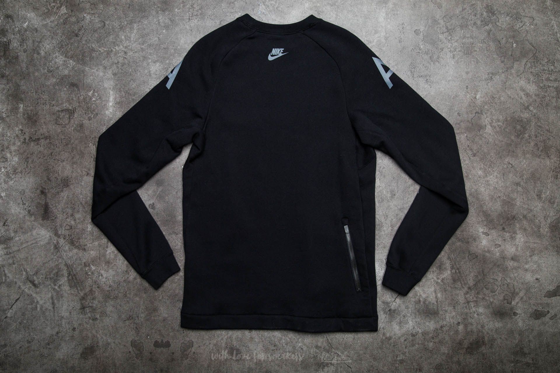 Φούτερ Nike Fleece Air Totem Crewneck Black