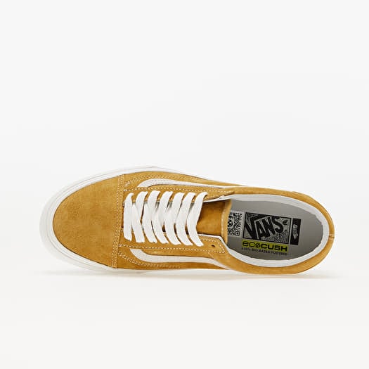 Mustard shop suede vans
