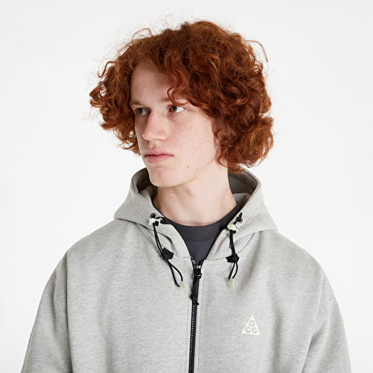 Nike ACG Therma FIT Airora Full Zip Hooded Jacket Grey Heather Black Lt Smoke Grey Footshop