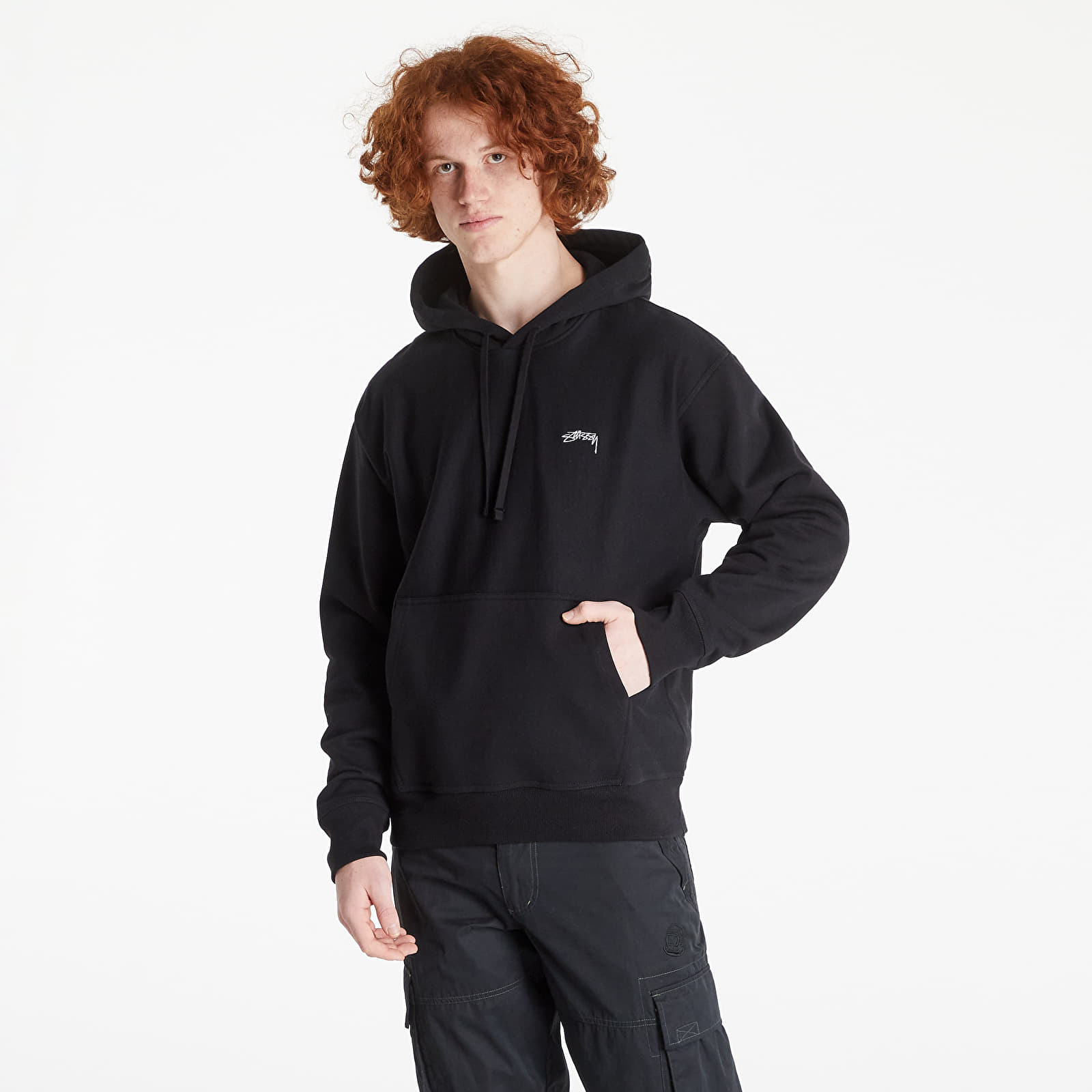 Hoodies and sweatshirts  Stüssy Stock Logo Hoodie Black
