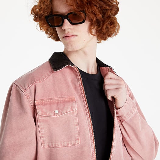 Jackets Stüssy Washed Canvas Work Shirt Dusty Rose | Footshop