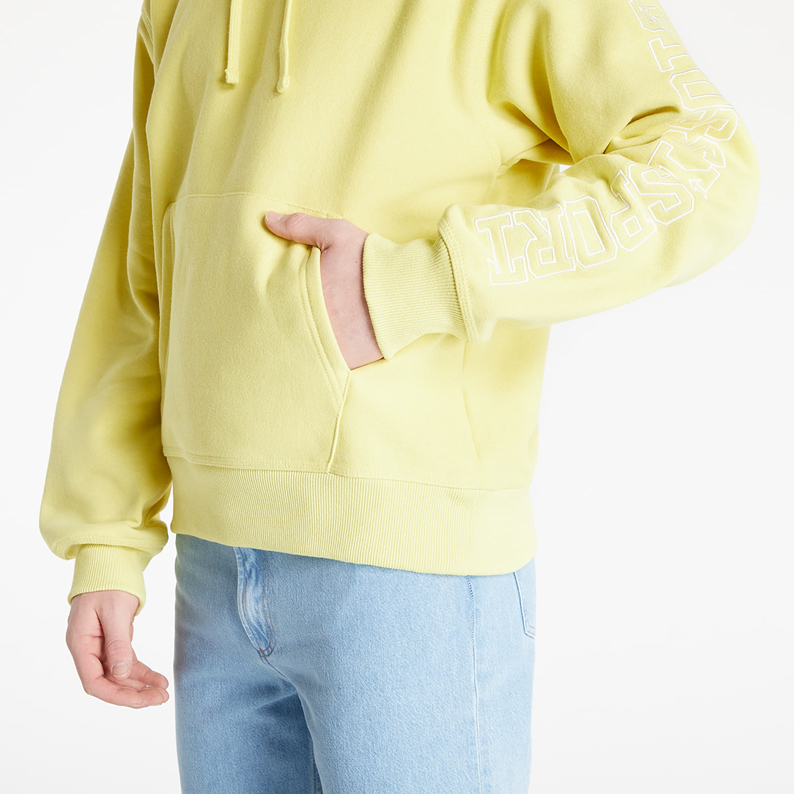 Hoodies and sweatshirts Stussy Stussy Sport Applique Hoodie Yellow Footshop