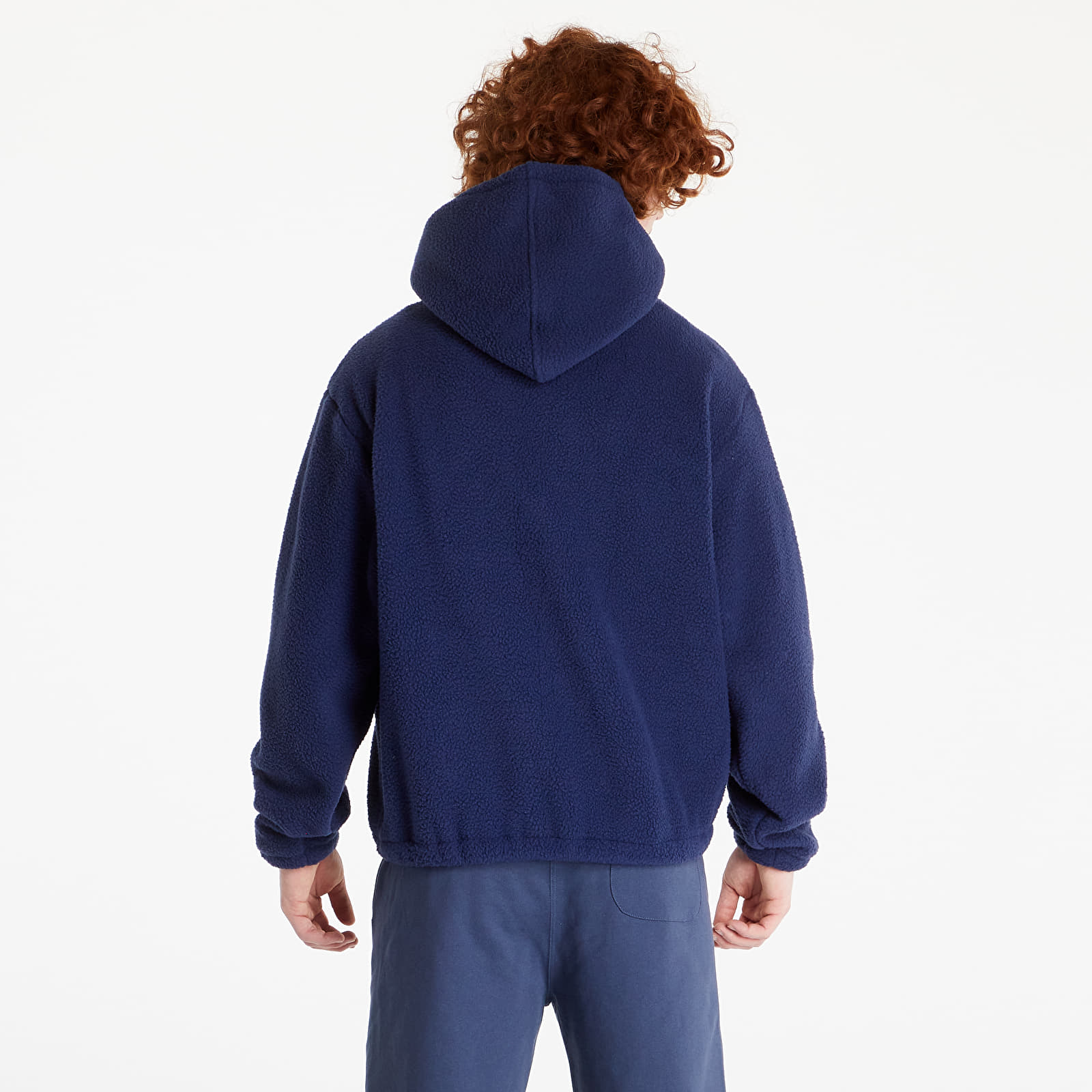 Mikiny Stüssy Bronson Sherpa Hoodie Navy