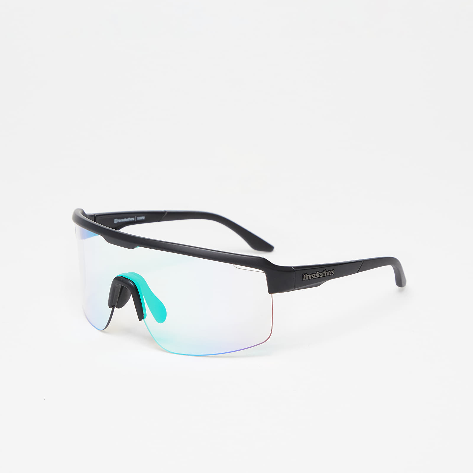 Sonnenbrillen Horsefeathers Scorpio Photochromic Glasses Matt Black/ Mirror Green
