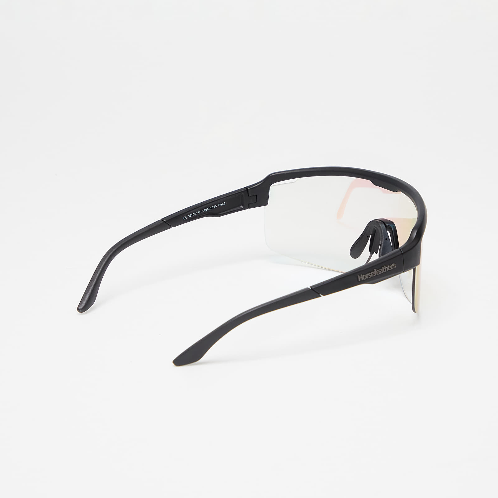 Sonnenbrillen Horsefeathers Scorpio Photochromic Glasses Matt Black/ Mirror Green