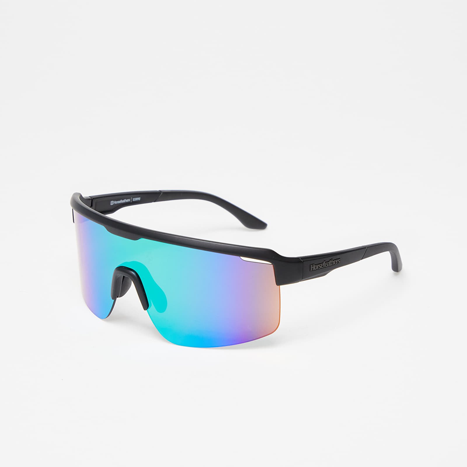Sunglasses Horsefeathers Scorpio Sunglasses Matt Black/ Mirror Green