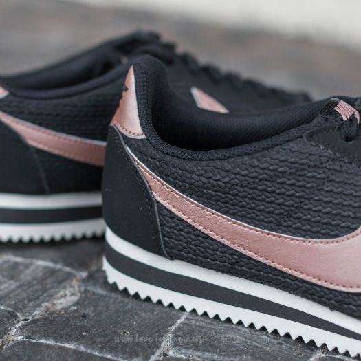 Nike women's classic cortez leather - metallic red bronze/black/white clearance