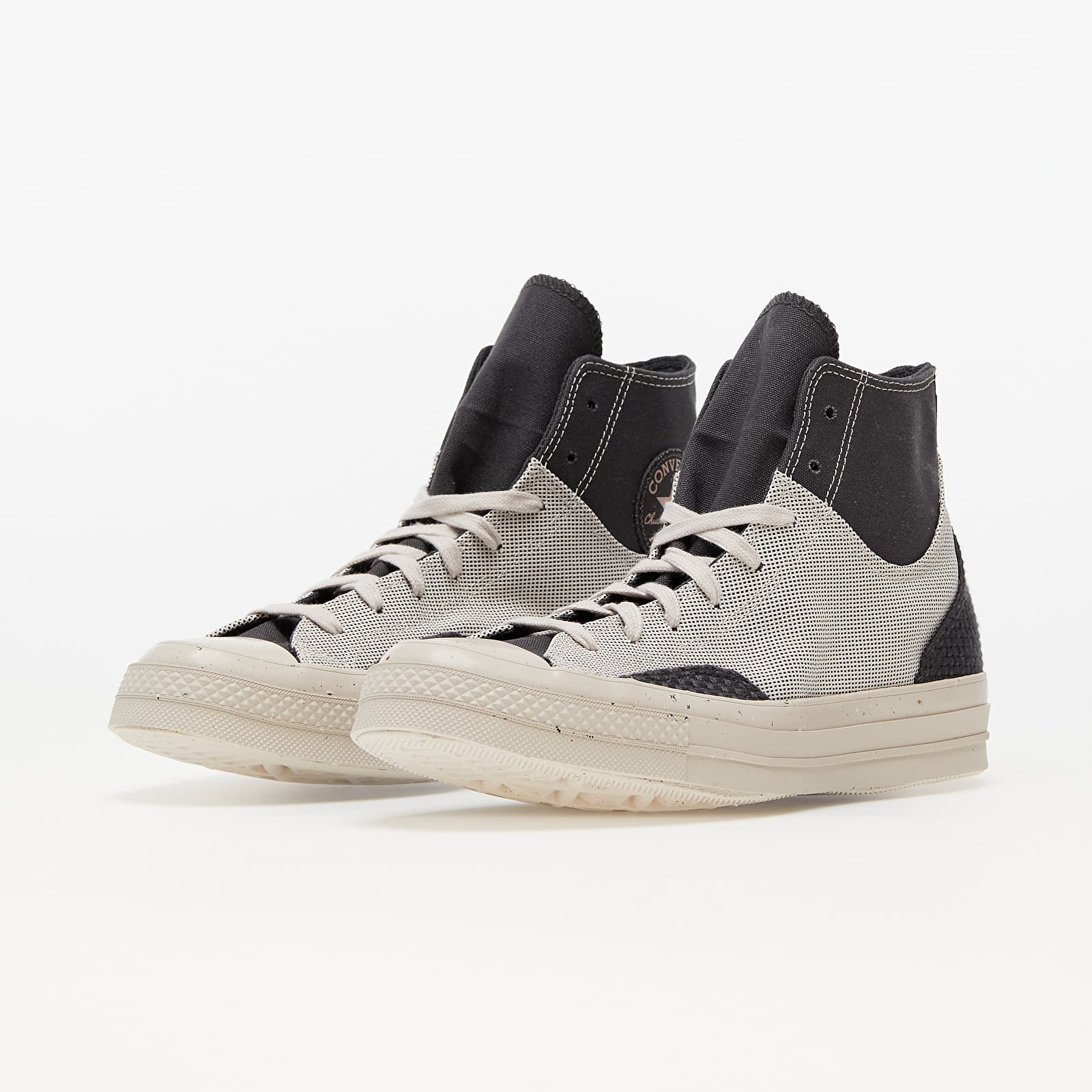 Scarpe uomo Converse Chuck 70 Recycled Canvas & Knit Storm Wind/ Desert Sand