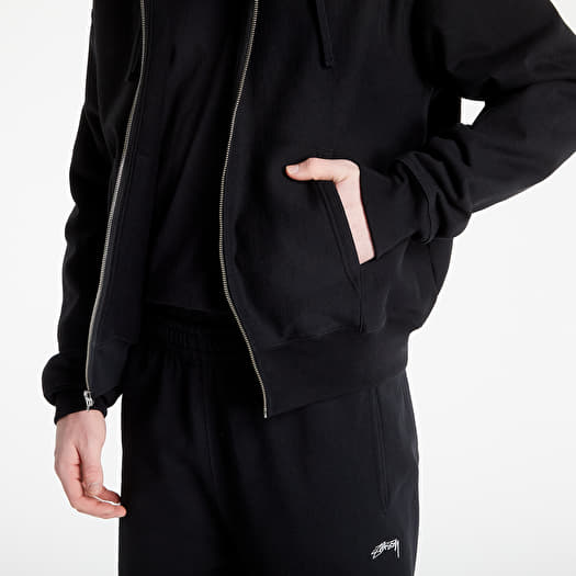 Stüssy Stock Logo Zip Hoodie Black | Footshop Stüssy Stock Logo Zip Hoodie Black | Footshop