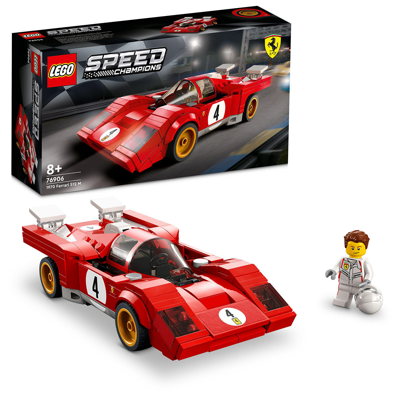 Trusele LEGO® LEGO®️ Speed Champions 76906 1970 Ferrari 512 M