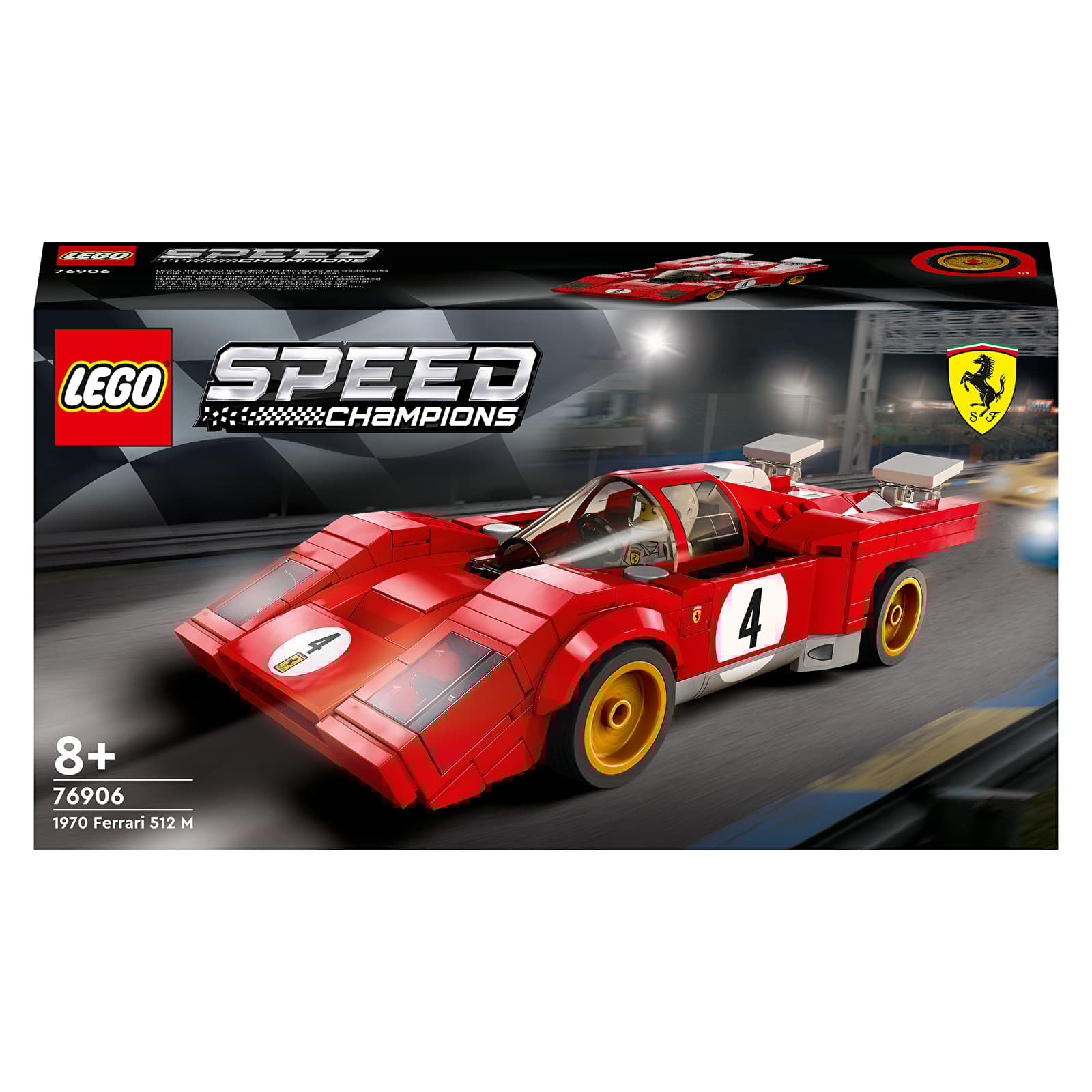 Trusele LEGO® LEGO®️ Speed Champions 76906 1970 Ferrari 512 M