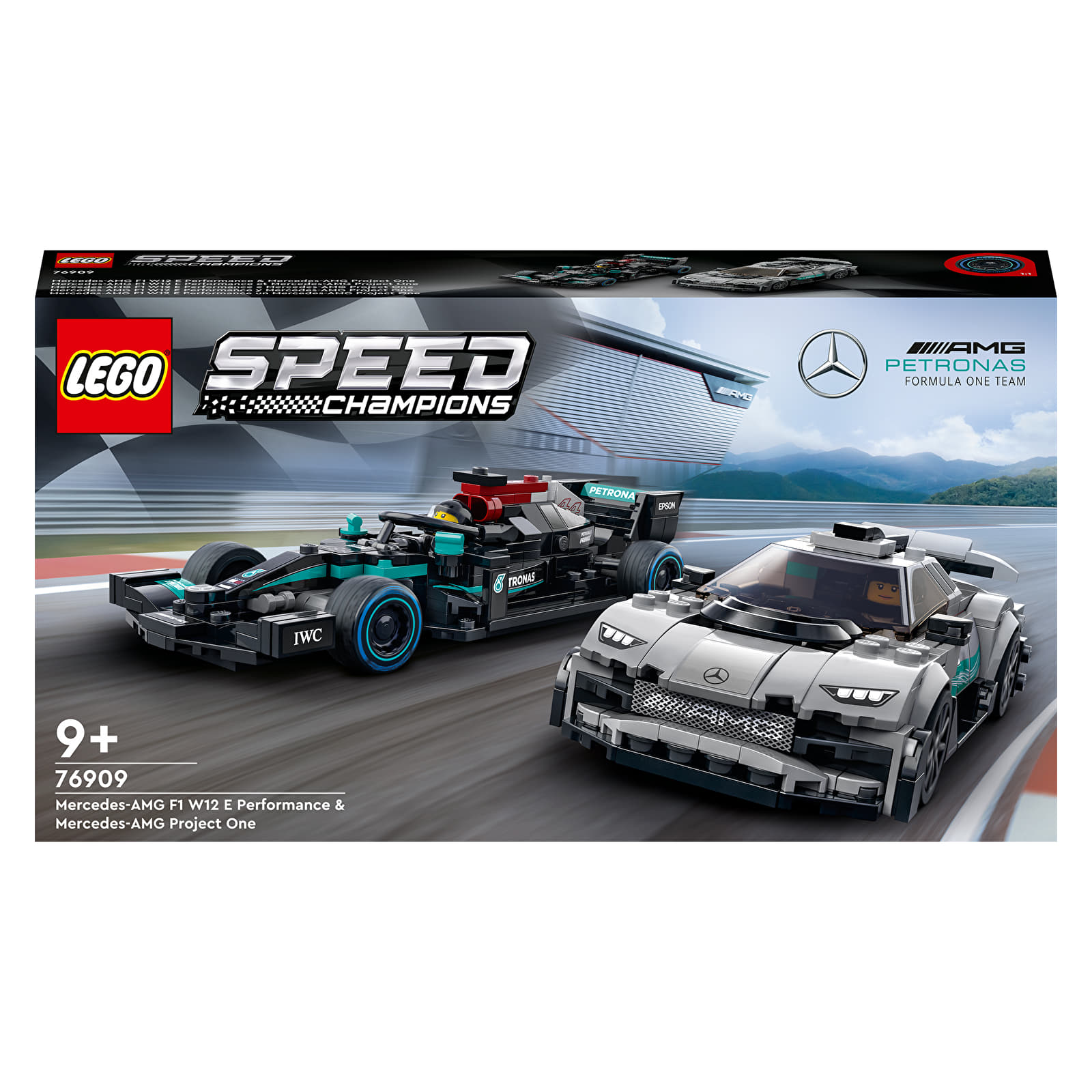 Zestawy LEGO® LEGO®️ Speed Champions 76909 Mercedes-AMG F1 W12 E Performance e Mercedes-AMG Project One