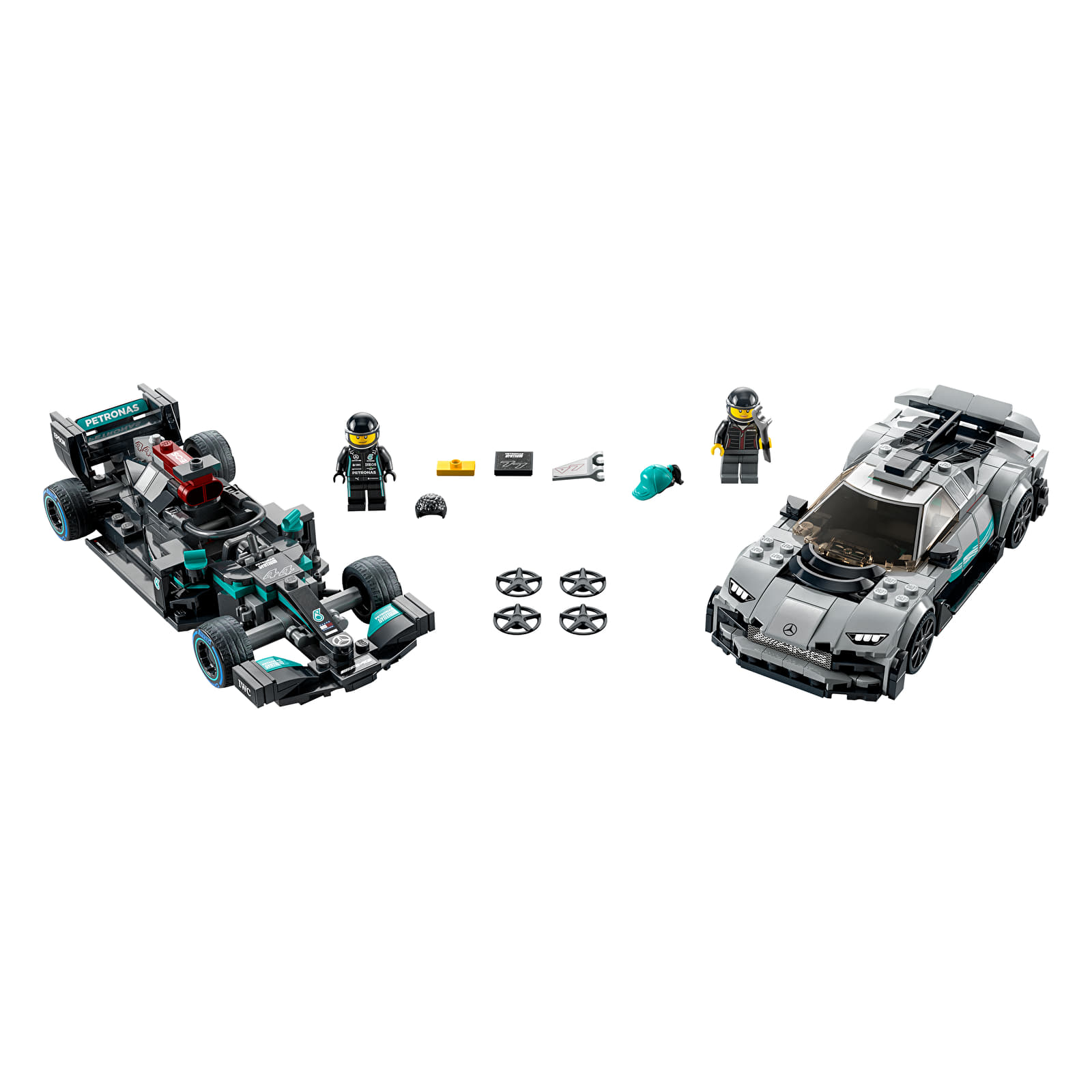 Zestawy LEGO® LEGO®️ Speed Champions 76909 Mercedes-AMG F1 W12 E Performance e Mercedes-AMG Project One