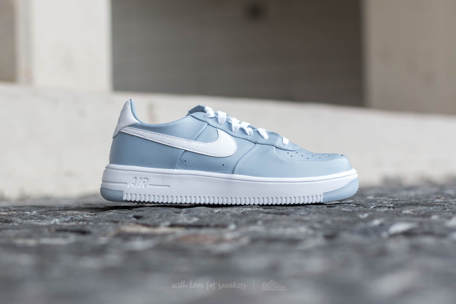 Women's shoes Nike Air Force 1 Ultraforce (GS) Blue Grey/ White  